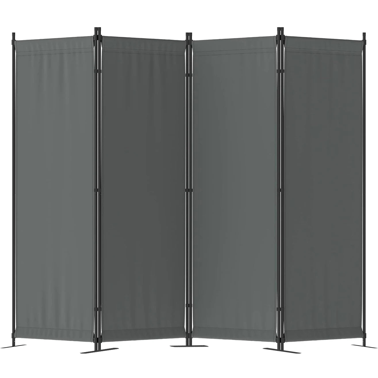 Four Panel Folding Room Divider Freestanding Privacy Partition