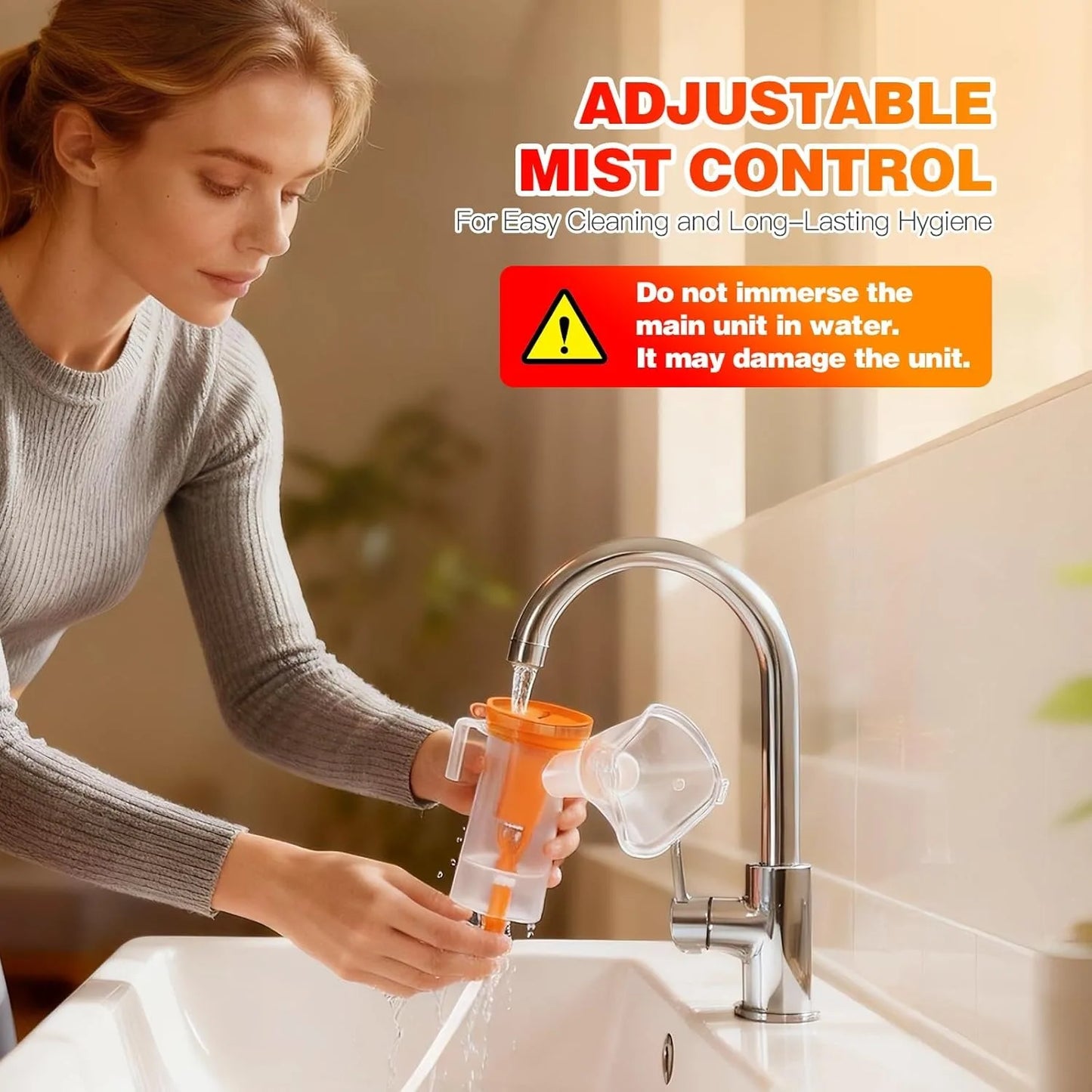 Compressor Nebulizer Oxygen Inhalation Device Portable Nasal Humidifier