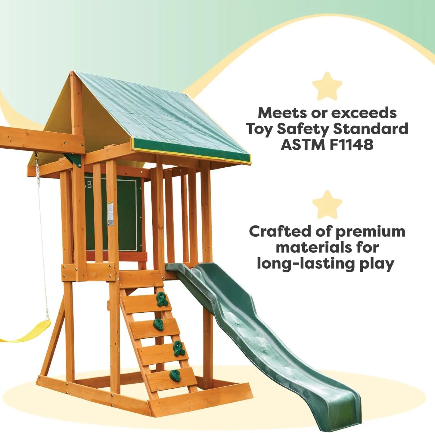 Appleton Wooden Swing Set