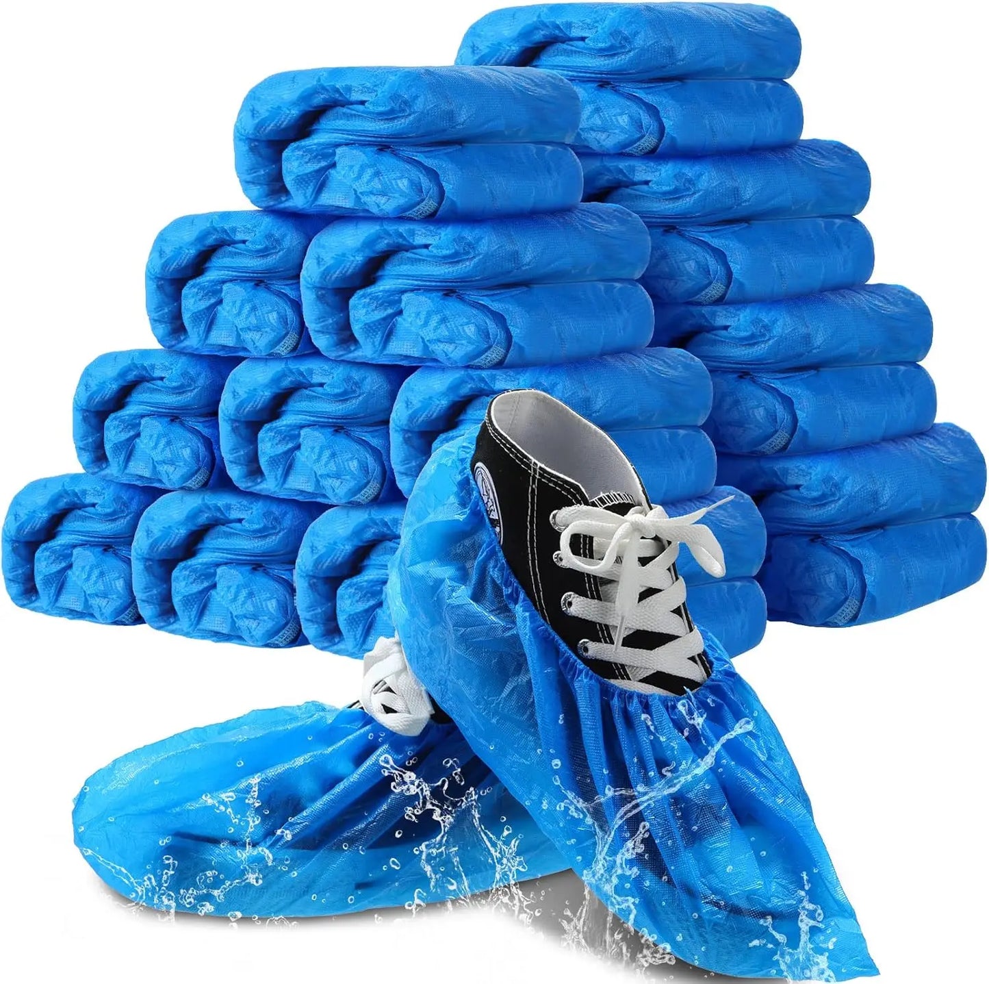 Disposable Boot Shoe Covers Non Slip For Indoor Home Workplace