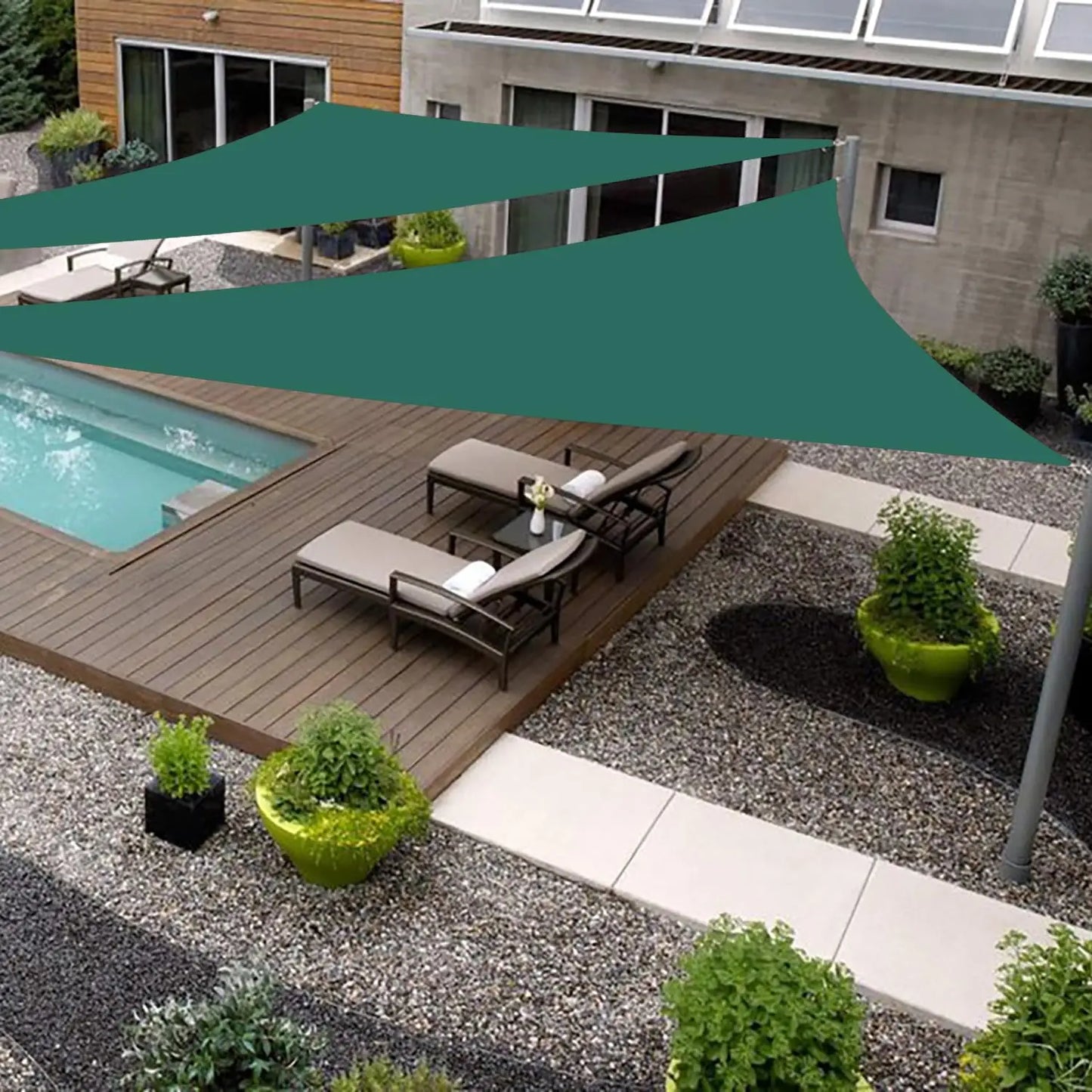 Shade Sail T28 HDPE UV Block For Patio Garden Durable
