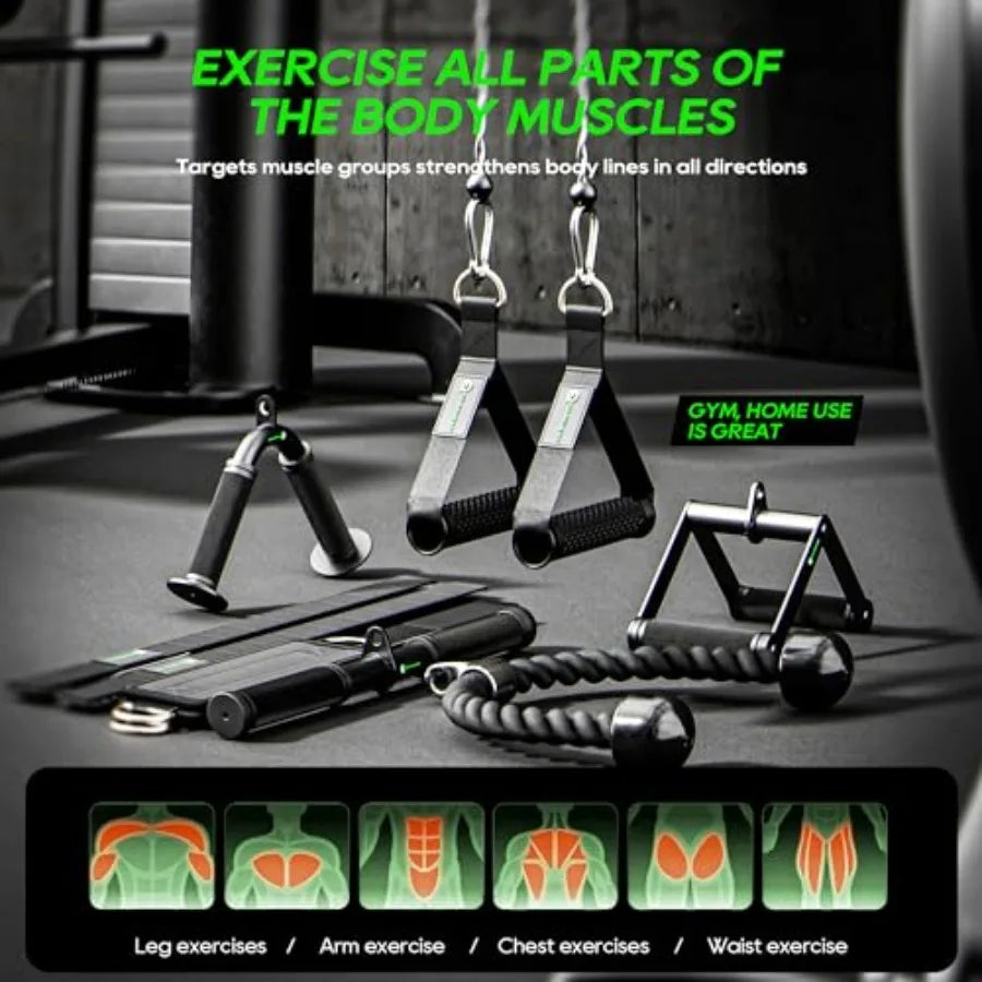 LAT Pulldown Cable Machine Attachment Bar