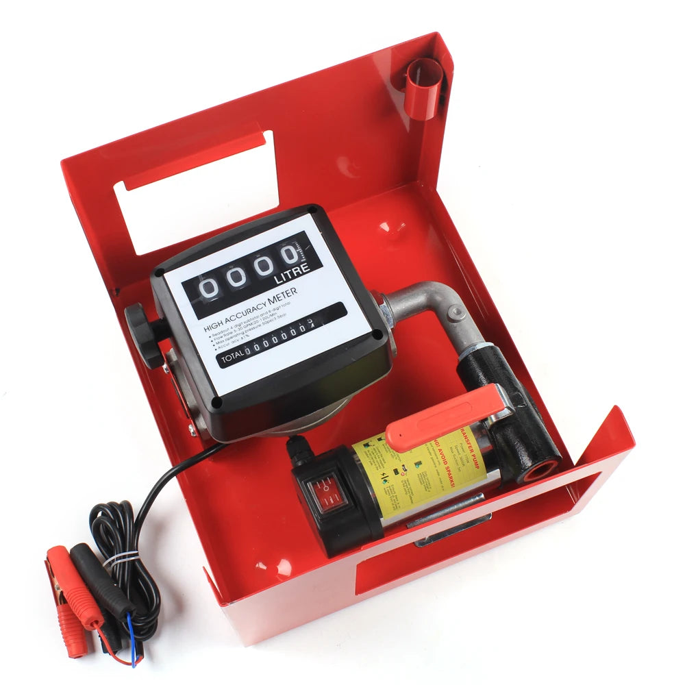 12V DC Electric Fuel Transfer Pump With Meter Nozzle