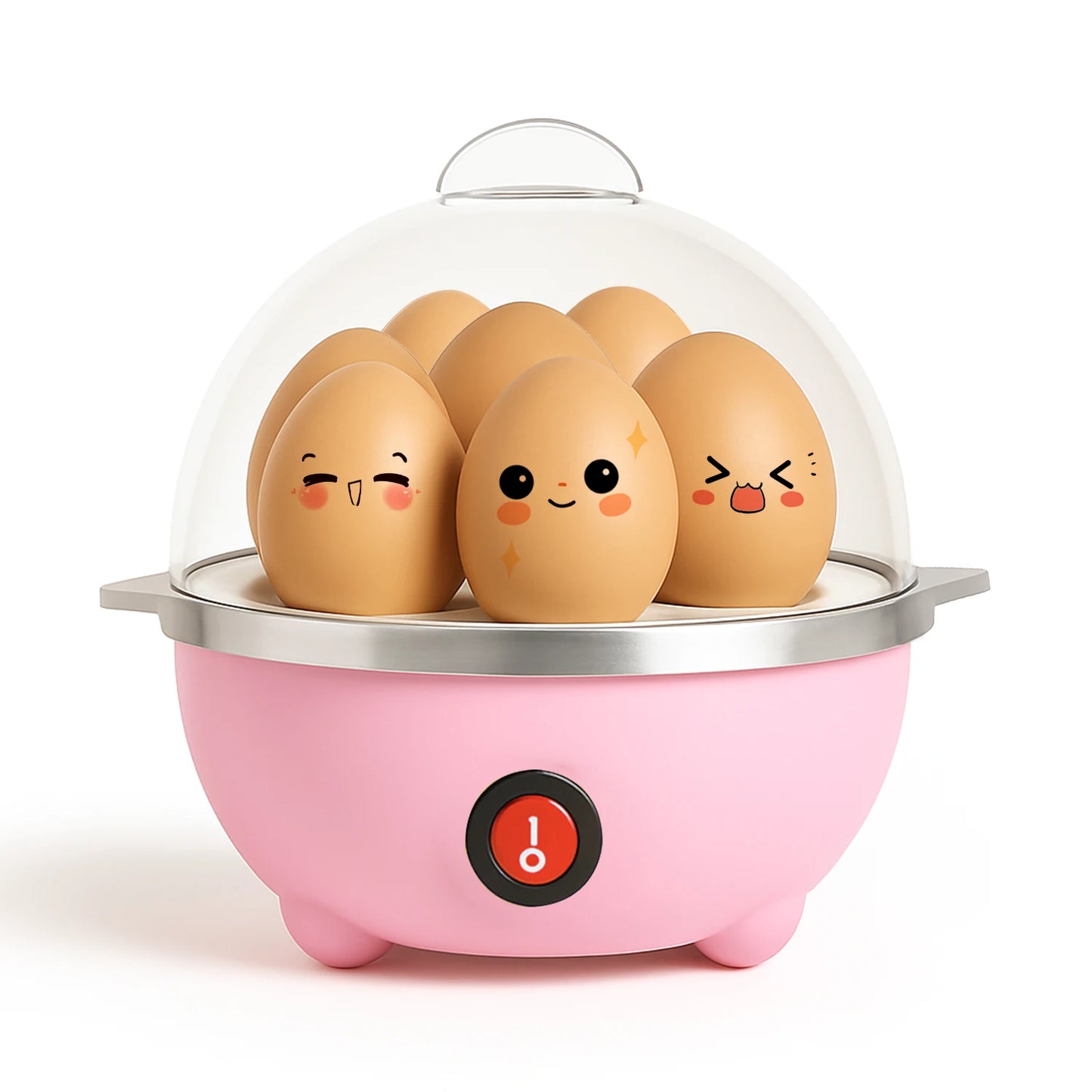Rapid Egg Cooker 350W Electric Egg Maker With Auto Shutoff