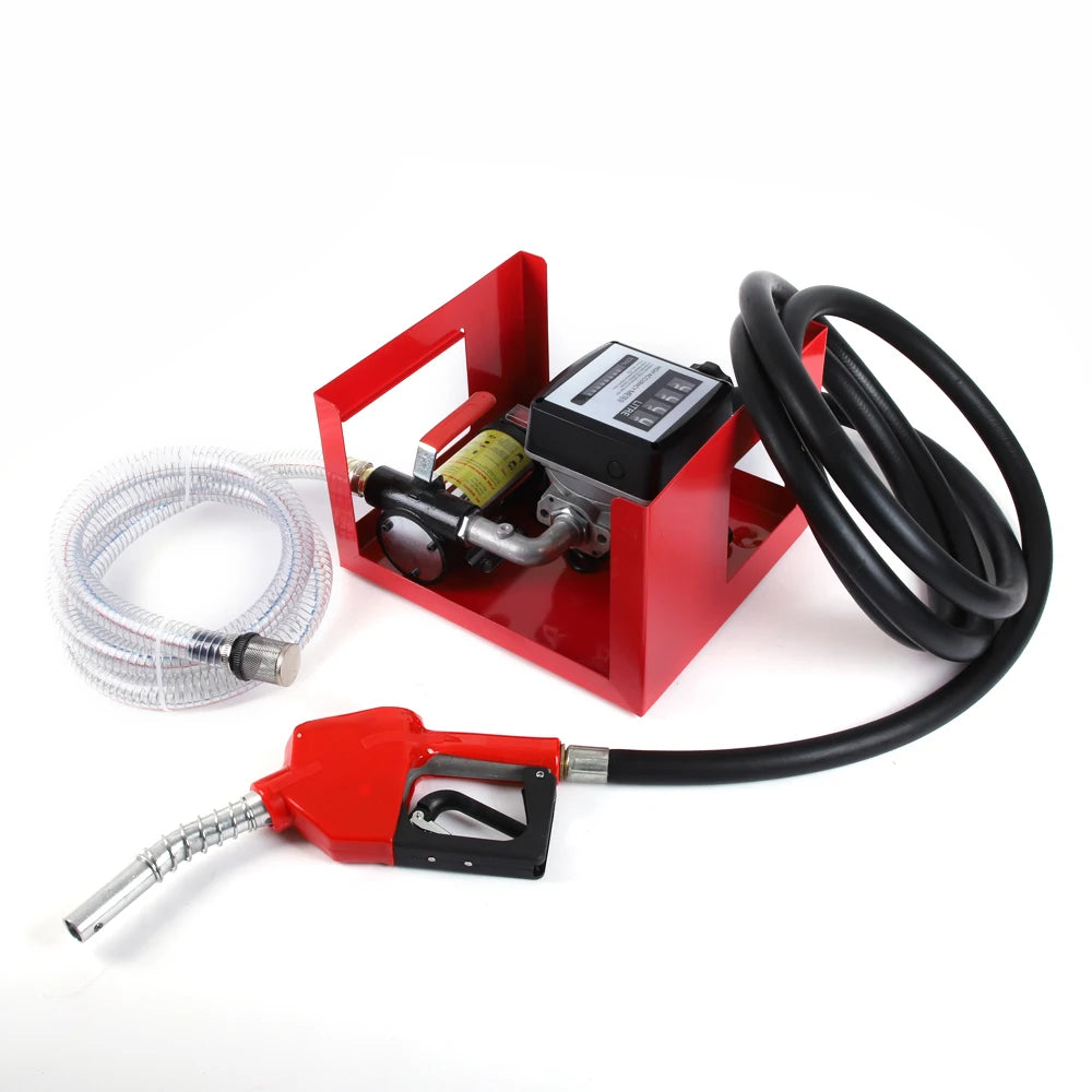12V DC Electric Fuel Transfer Pump With Meter Nozzle