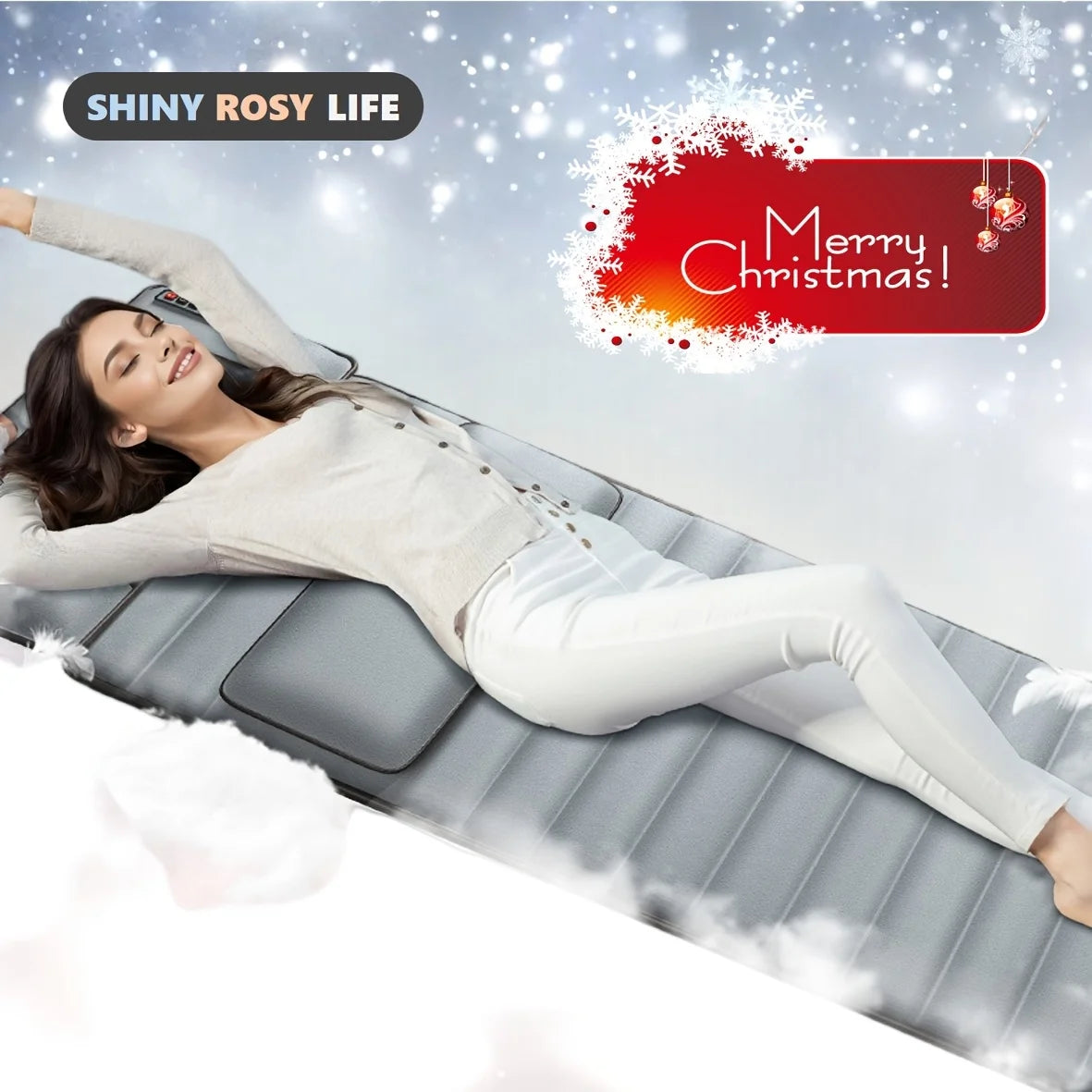 Full Body Massage Mat Set With Heating And Kneading