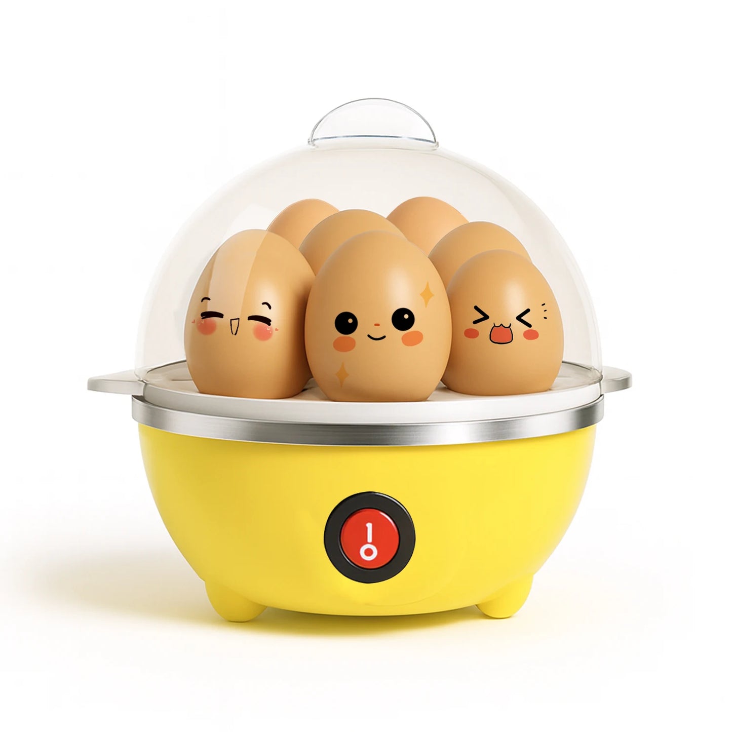 Rapid Egg Cooker 350W Electric Egg Maker With Auto Shutoff