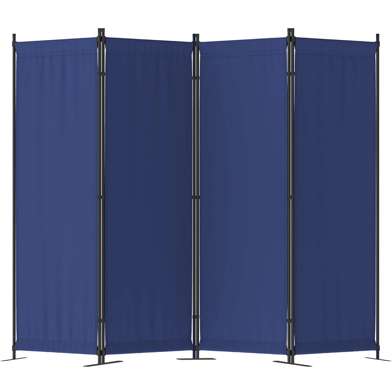 Four Panel Folding Room Divider Freestanding Privacy Partition