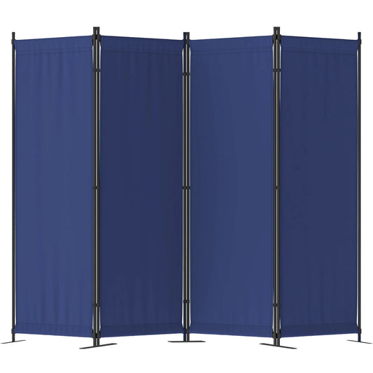 Four Panel Folding Room Divider Freestanding Privacy Partition