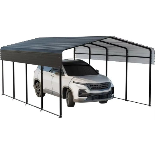 Heavy Duty Metal Carport Shelter With Galvanized Steel Roof