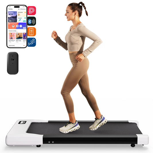 Superun Walking Pad Under Desk Treadmill 2.5HP With Wireless Remote