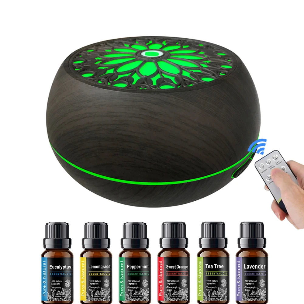 Essential Oil Diffuser With Six Oils Ultrasonic Humidifier App Control