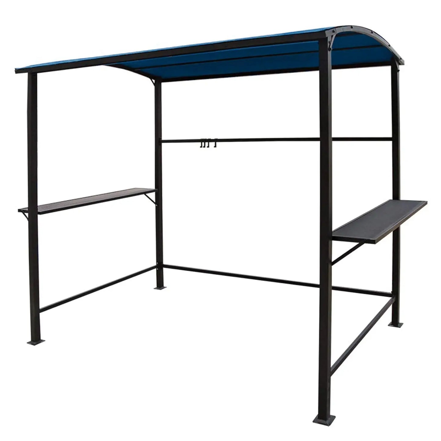 Grill Gazebo Patio BBQ Canopy With Metal Shelves