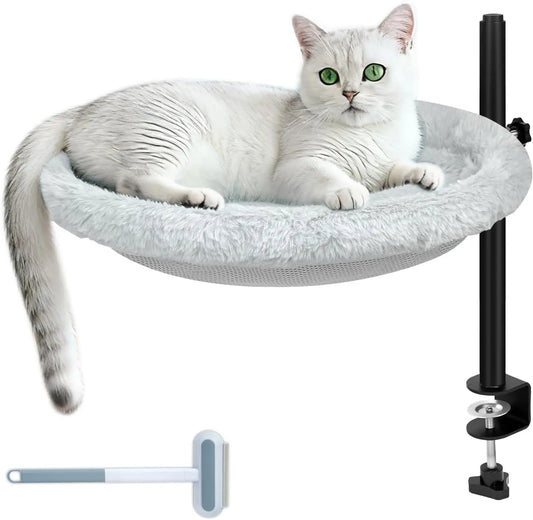 XMSJ Cat Bed for Desk 360 Rotating Height Adjustable