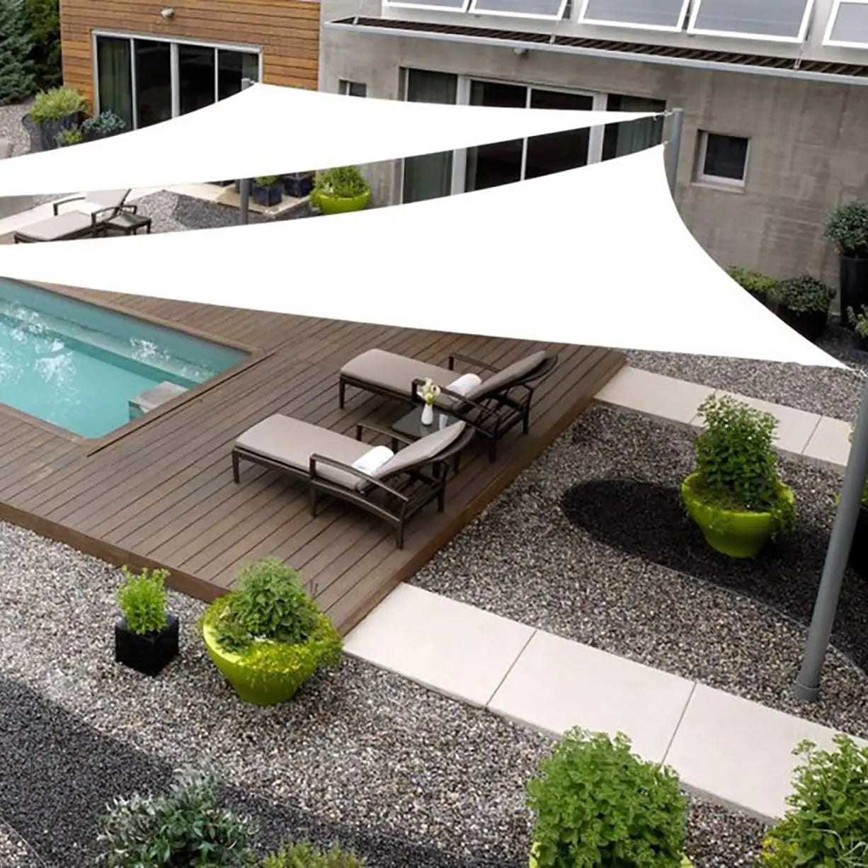 Shade Sail T28 HDPE UV Block For Patio Garden Durable