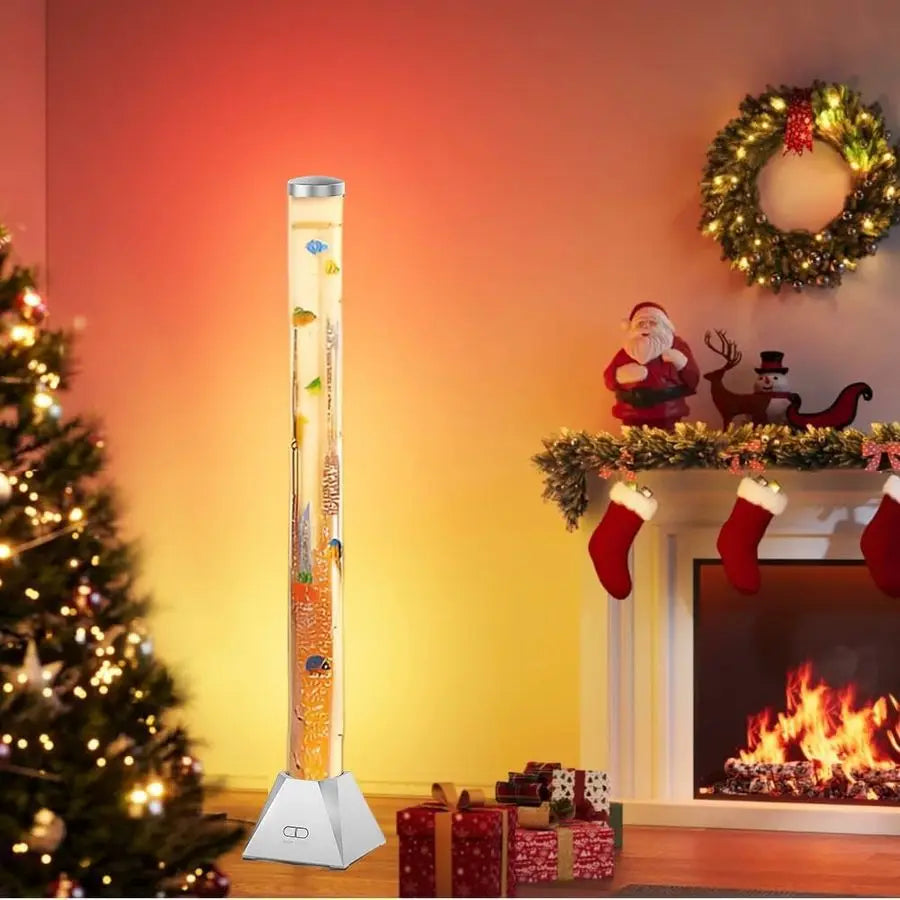 Sensory Bubble Tube Floor Lamp For Calming Ambience And Mood Light
