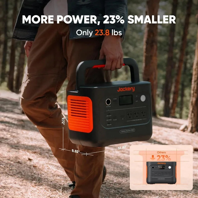 Solar Generator 1000 V2 1070Wh Portable Power Station LiFePO4 Battery