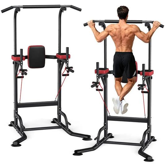 MBVM Power Tower Pull Up Bar Station 450 Lbs Capacity