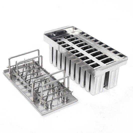 Food-Grade Stainless Steel Ice Pop Mold For 20 Pops