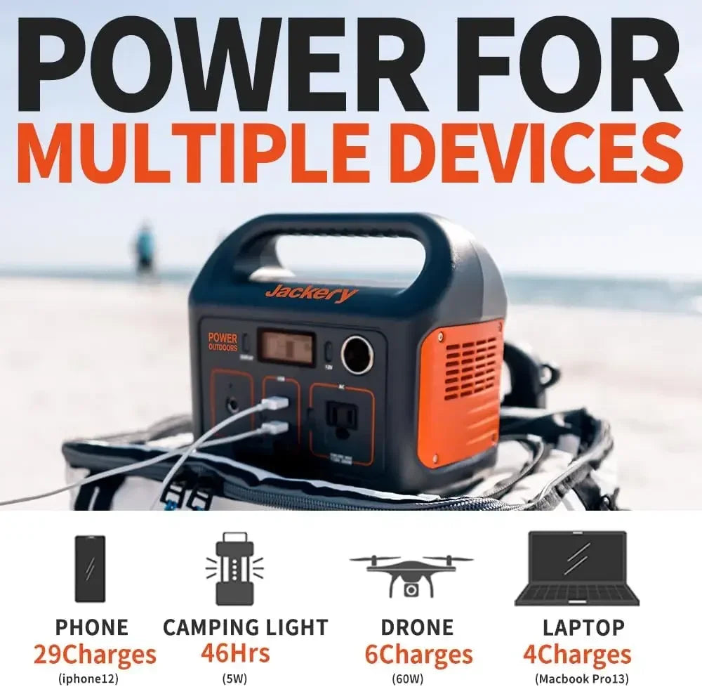 Portable Power Station Explorer 290Wh Solar Generator Backup Battery