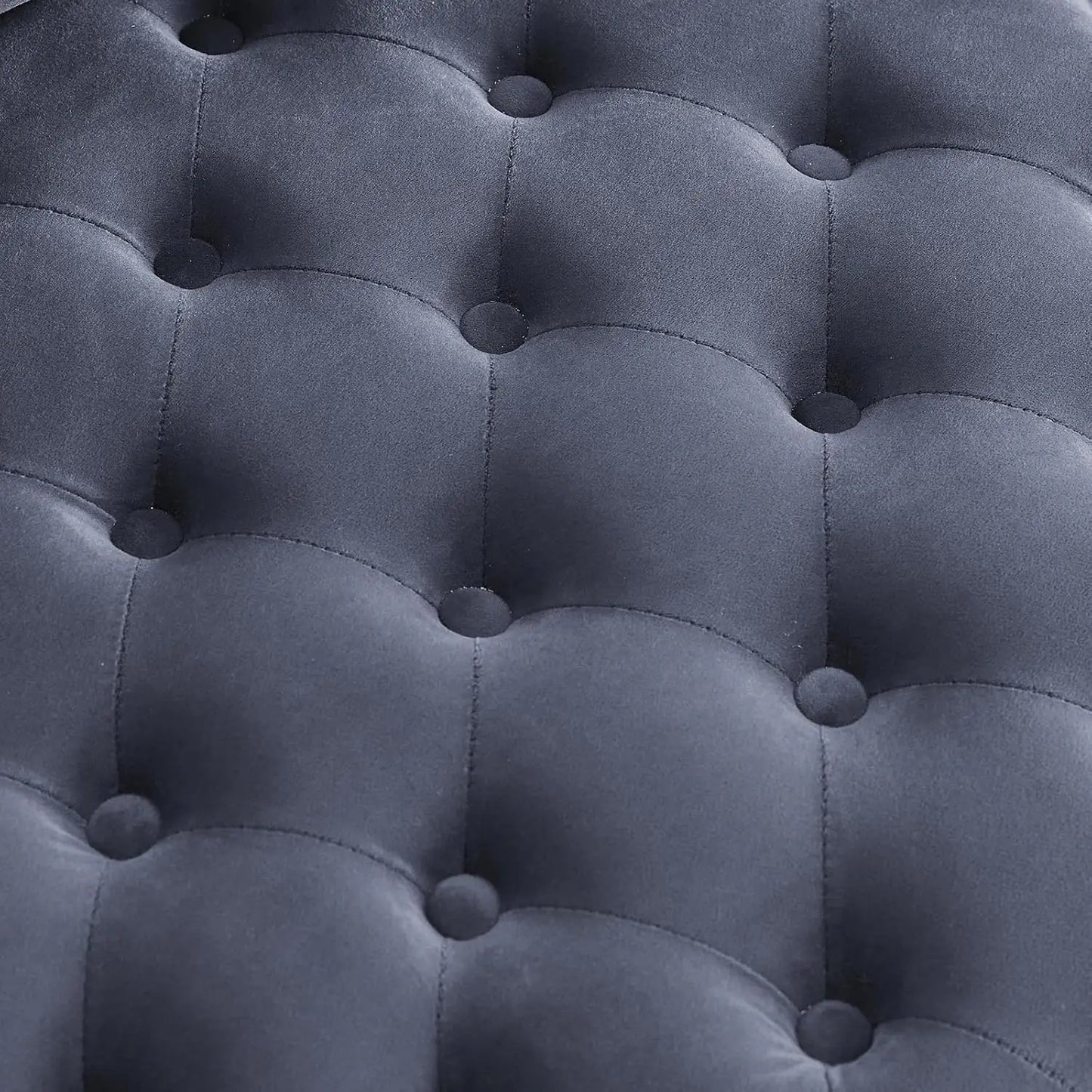 Velvet 360° Swivel Barrel Chair With Movable Wheels