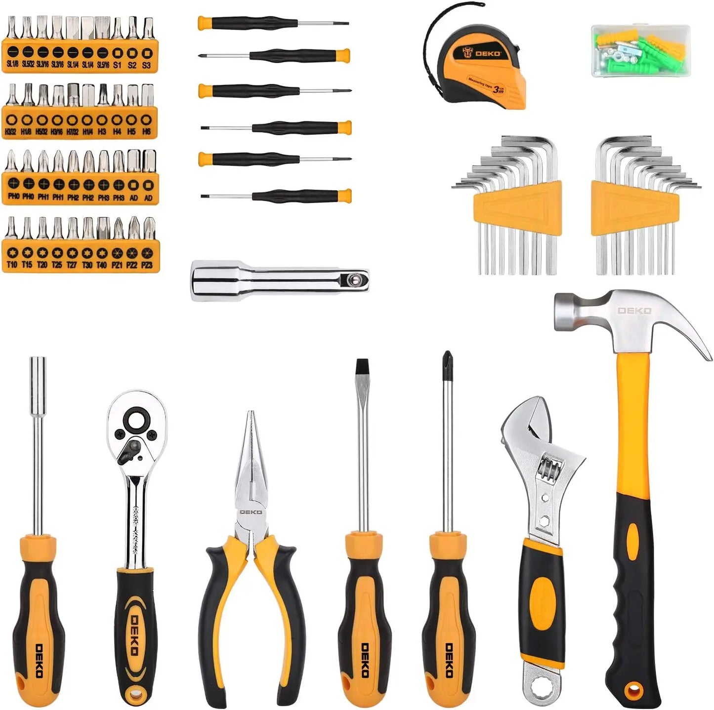 DEKODIY General Household Tool Set With Toolbox