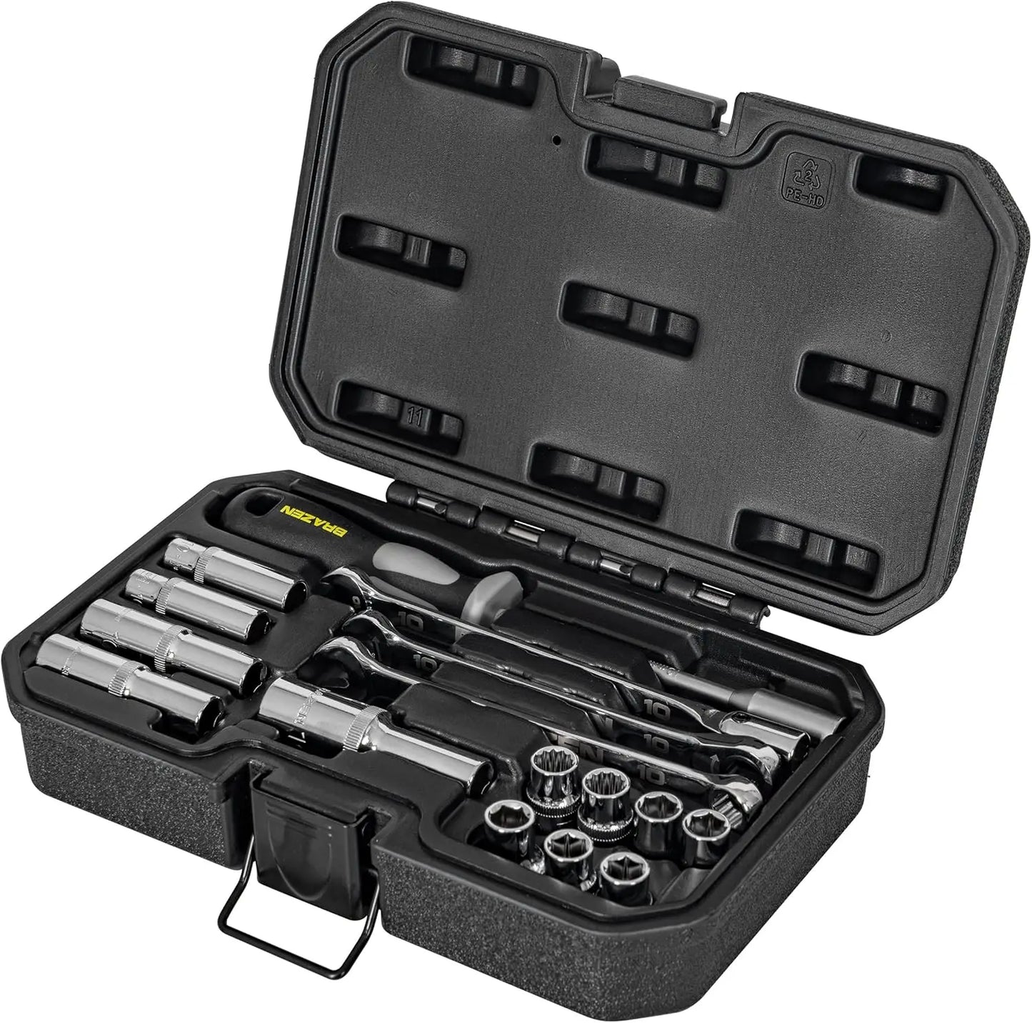 XMSJDIY Master Set With 12 Sockets And Nut Driver Kit
