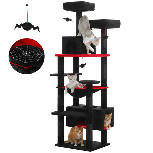 PEQULTICN Five Level Cat Tree Tower With Scratching Posts