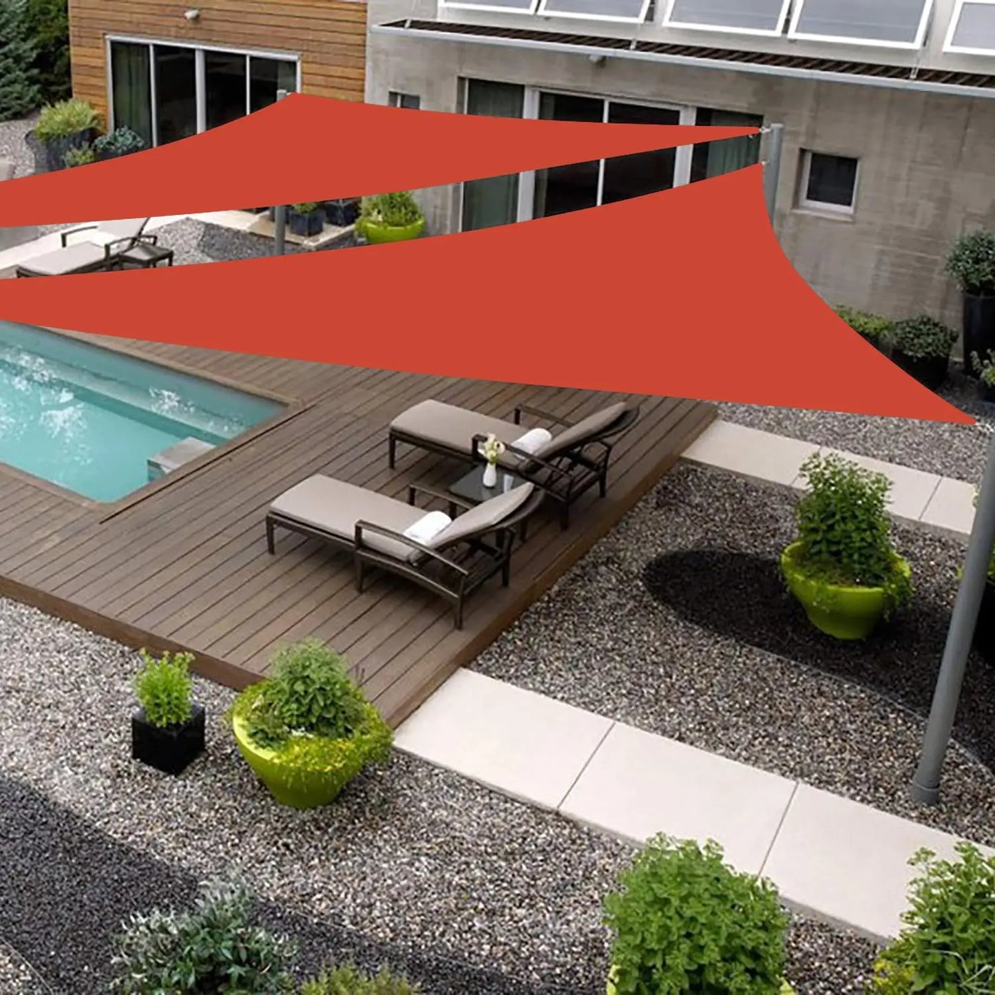 Shade Sail T28 HDPE UV Block For Patio Garden Durable