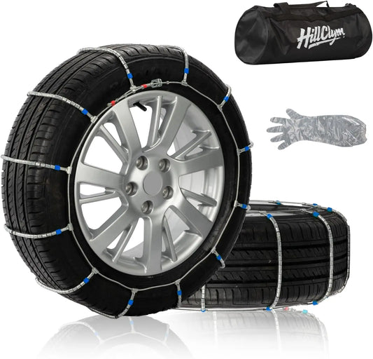Quick-Fit Snow Chains For Cars, Light Trucks And SUVs Easy-Install