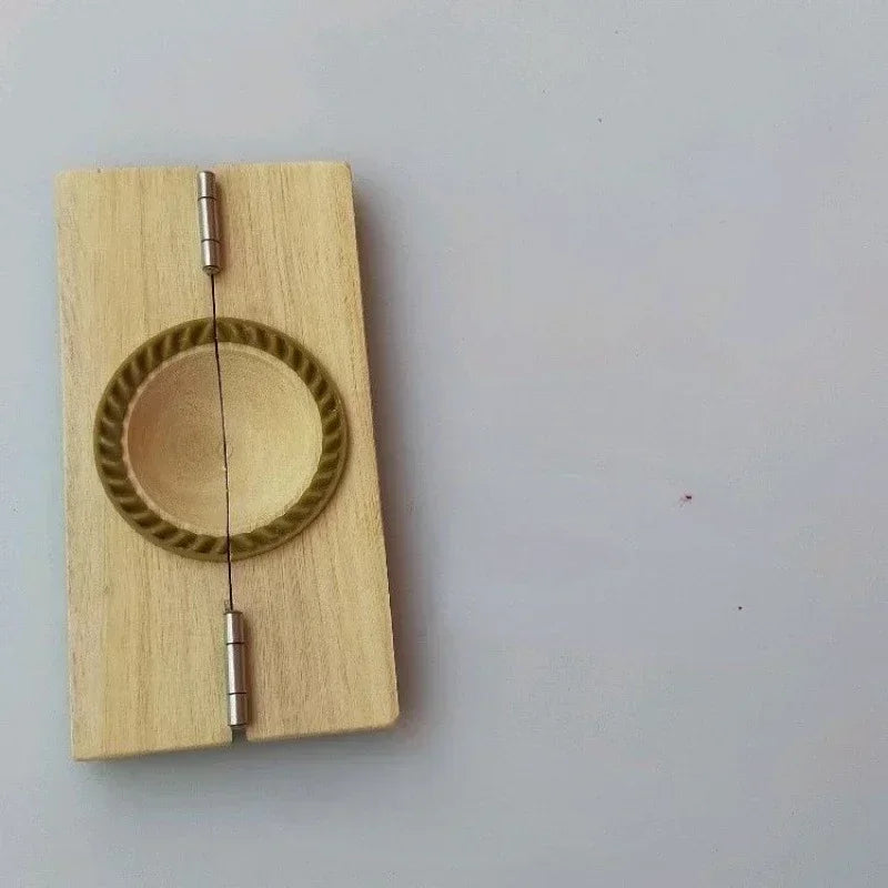 Home Kitchen Dumpling Mould Wood Press Kit For Dumpling Making