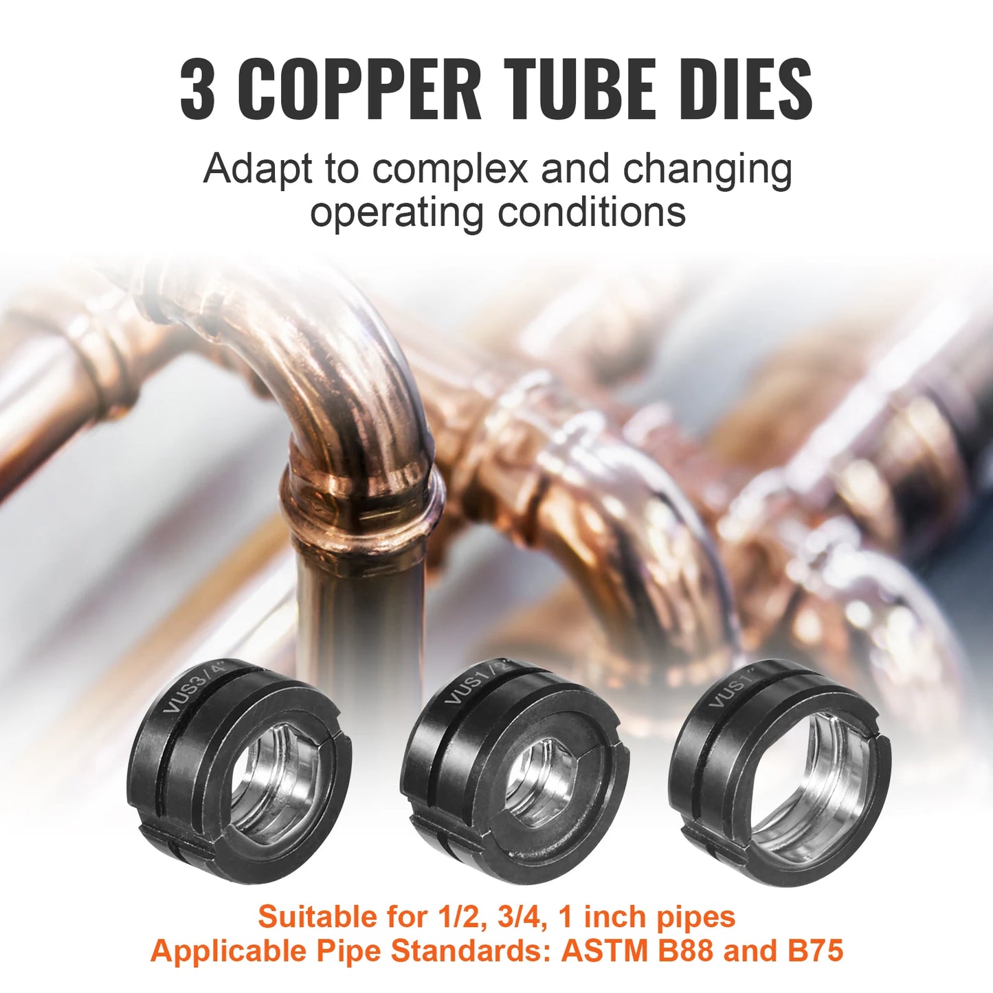 SucceBuy Copper Press Tool Crimping Kit Pro Crimper