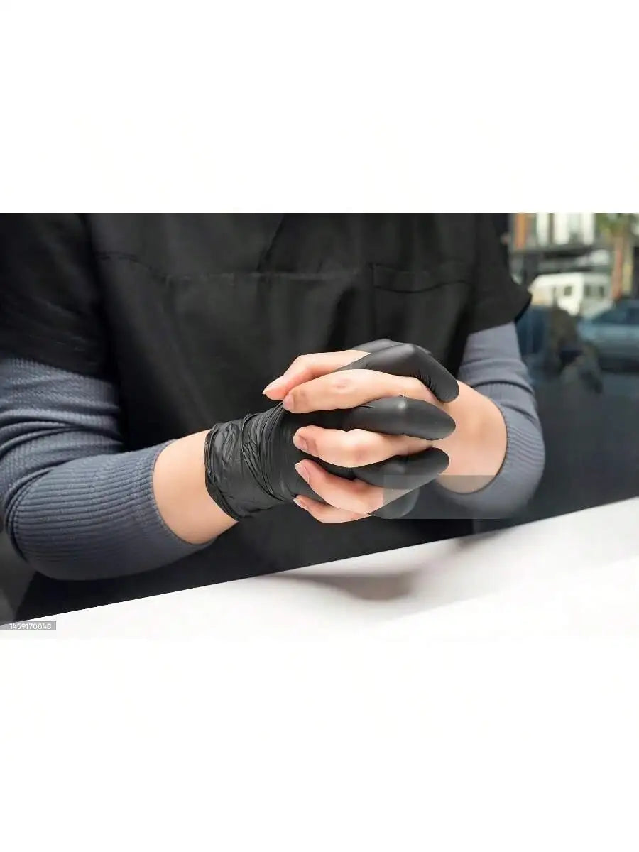 NONECN Nitrile Gloves Heavy Duty Disposable 100pcs