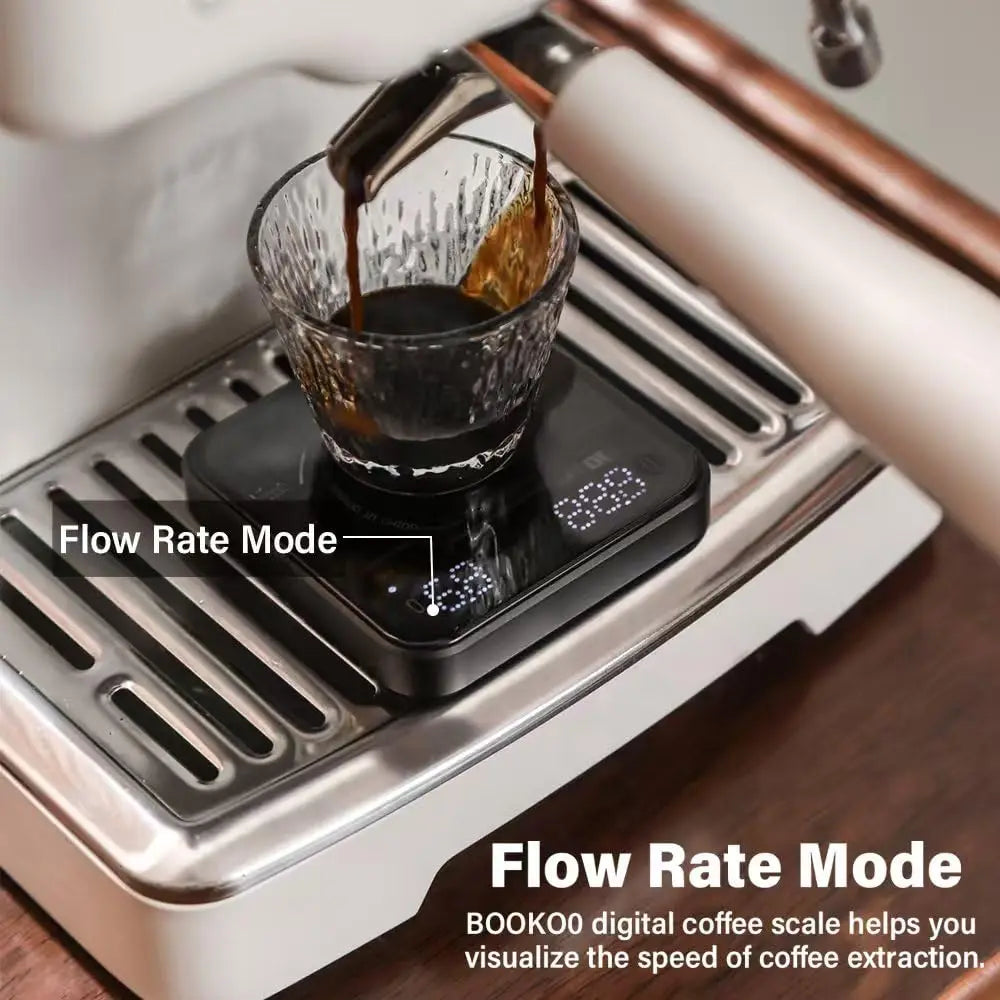 Digital Coffee Scale With Timer Bluetooth USB C Rechargeable