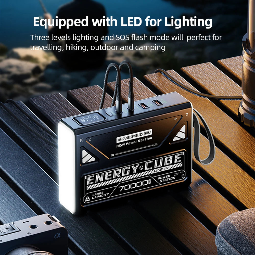 MOVESPEED Z70 Pro 100W Power Bank Outdoor Battery Charger