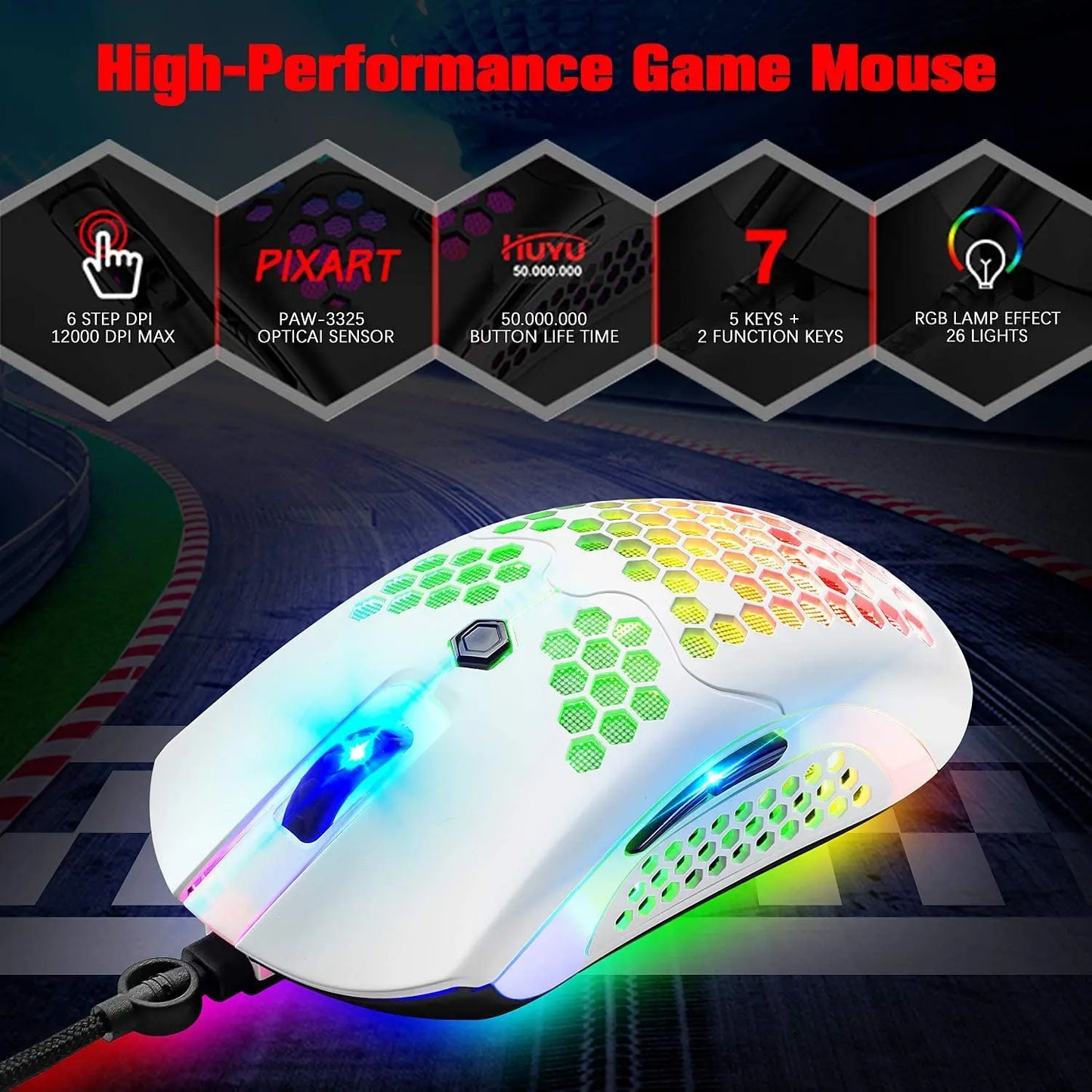 Attack Shark Mechanical Gaming Keyboard And Mouse Set