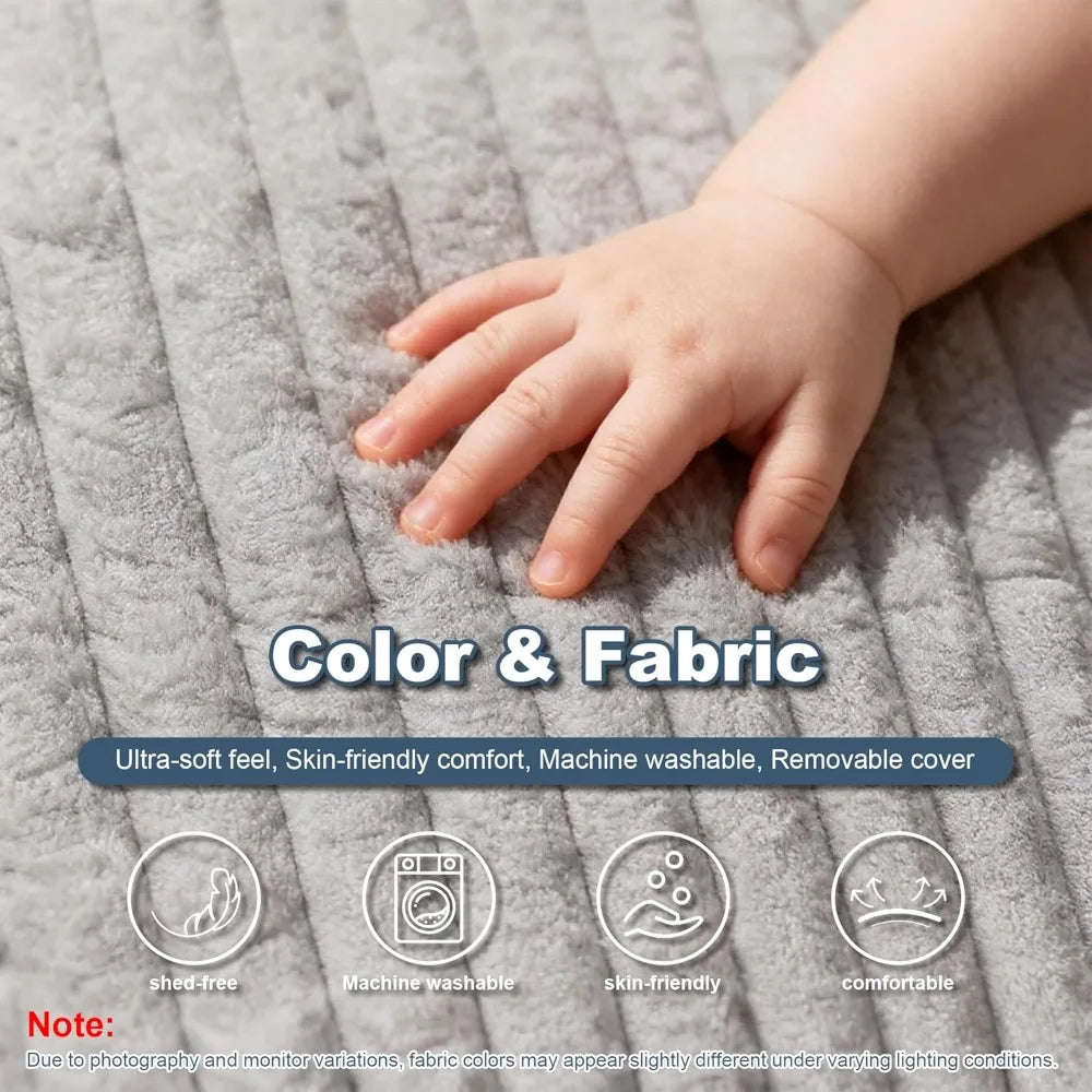 Memory Foam Bean Bag Chair With Armrests Ergonomic Lounger