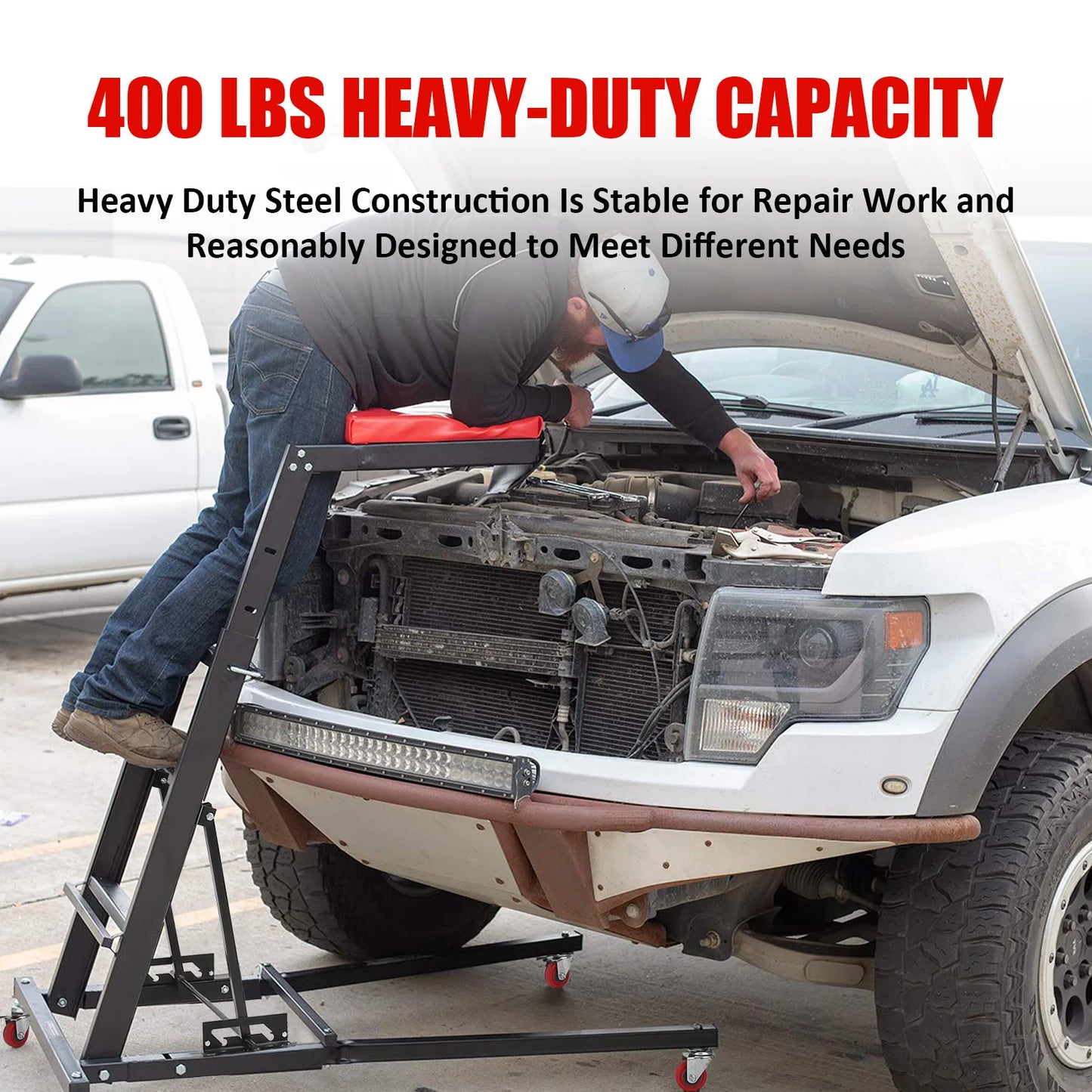 Garage Shop Engine Creeper Foldable Heavy Duty Adjustable Height