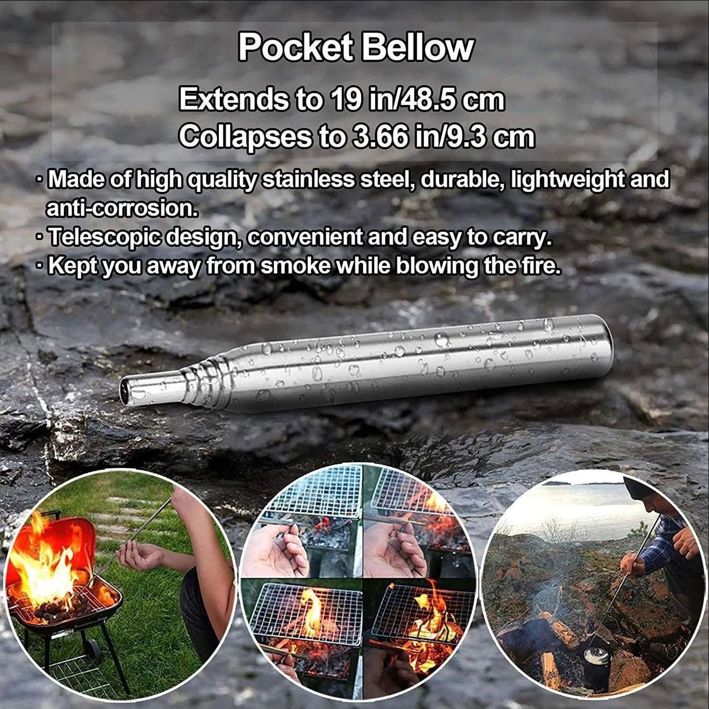 KKMOONDIY 14 Piece Multifunctional Survival Tool Kit
