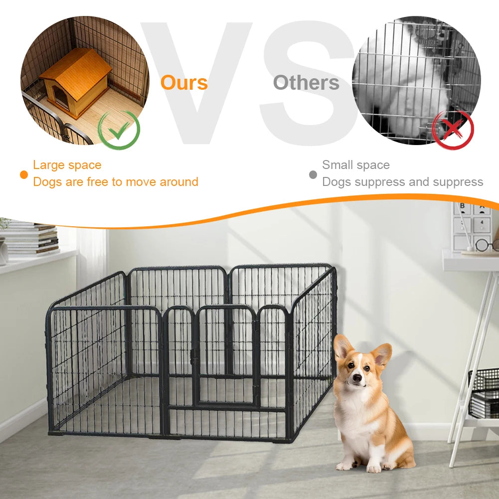 APWIKOGER Heavy Duty Portable Pet Playpen For Dogs And Cats
