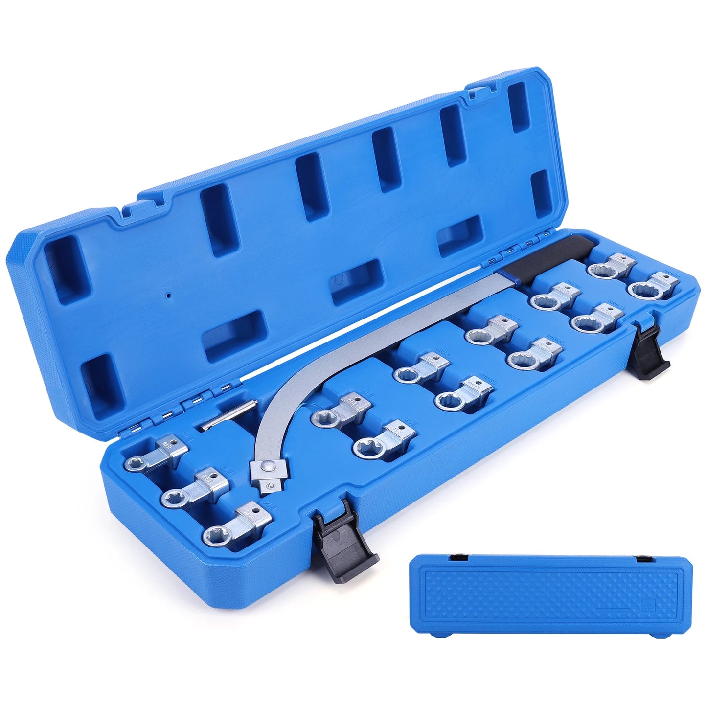 15PCS Universal Auxiliary Idler Belt Tensioner Serpentine Belt Tension Pulley Wrench Set Screw Removal Tool for Most Vehicles