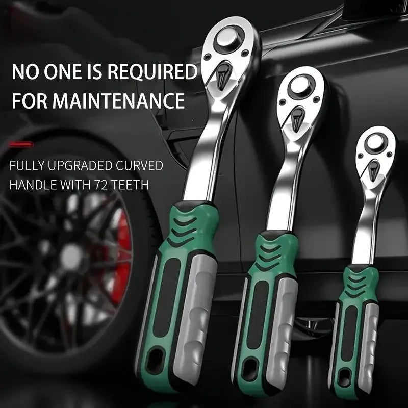 151-Piece Premium Automotive Tool Kit or a wet wipe | Ratchet Torque Wrench Ultra-Portable for Auto/Bike/Motorcycle Repair