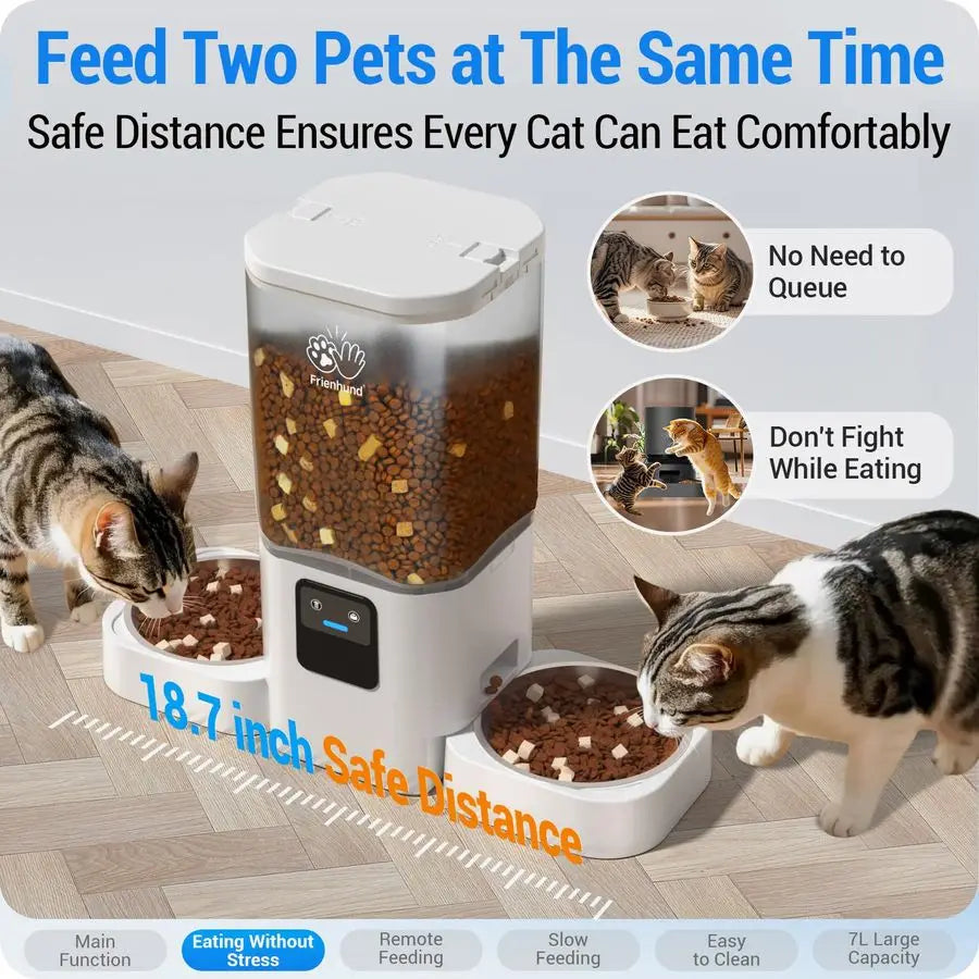 Automatic Pet Feeder For Cats And Dogs With App Control