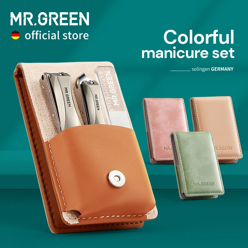 MR.GREEN Manicure Set Stainless Nail Clippers and Scissors Travel Kit