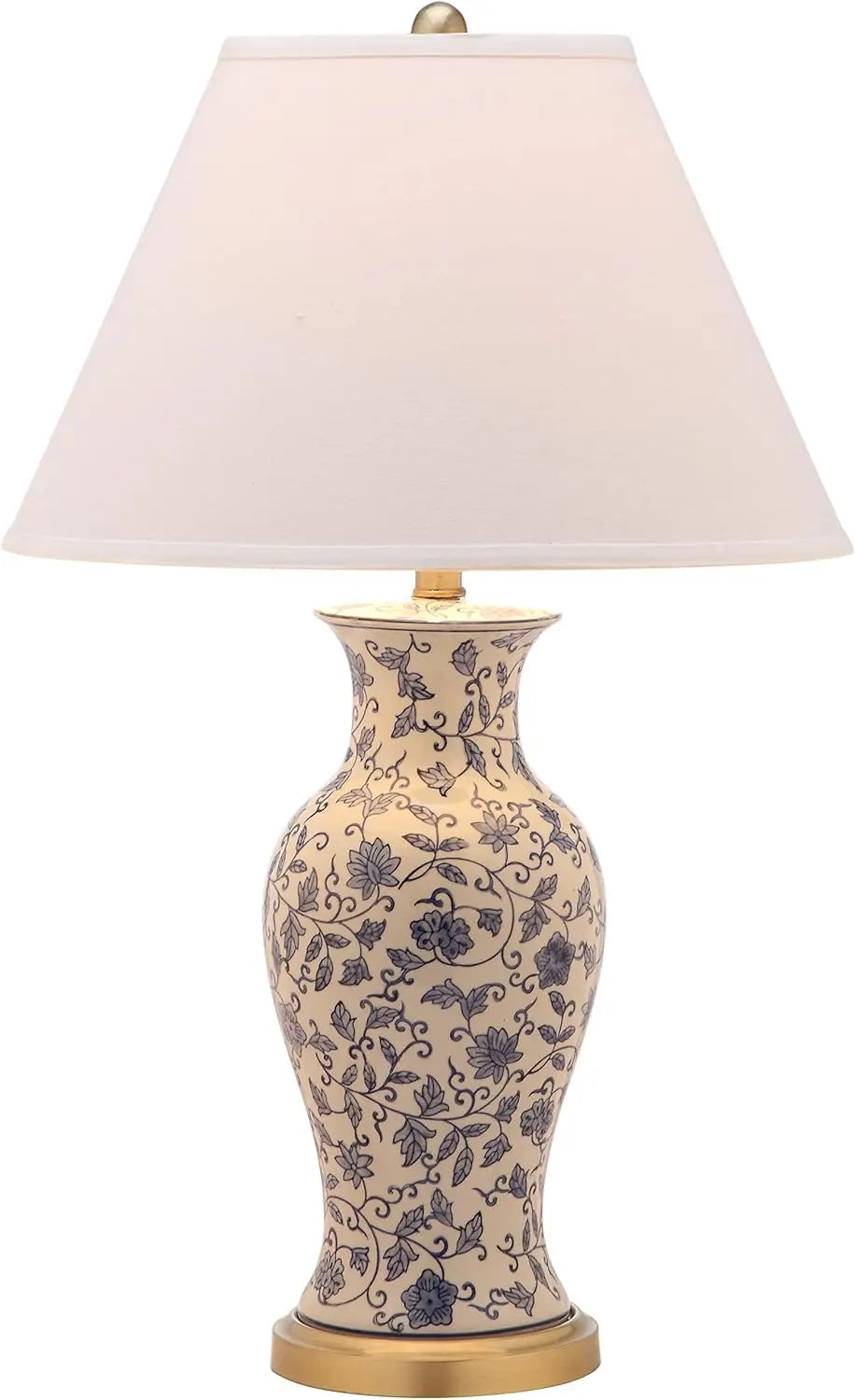 Ceramic Table Lamps Set Of Two With LED Bulbs Included