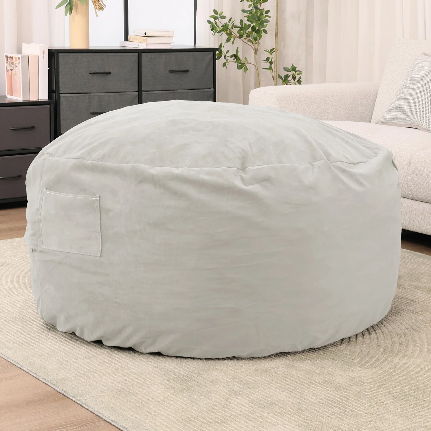 Bean Bag Chair for Gaming and Reading with Removable Cover