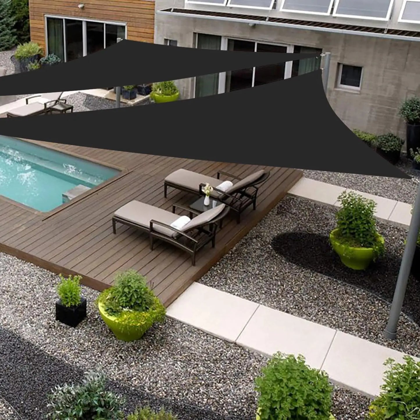 Shade Sail T28 HDPE UV Block For Patio Garden Durable
