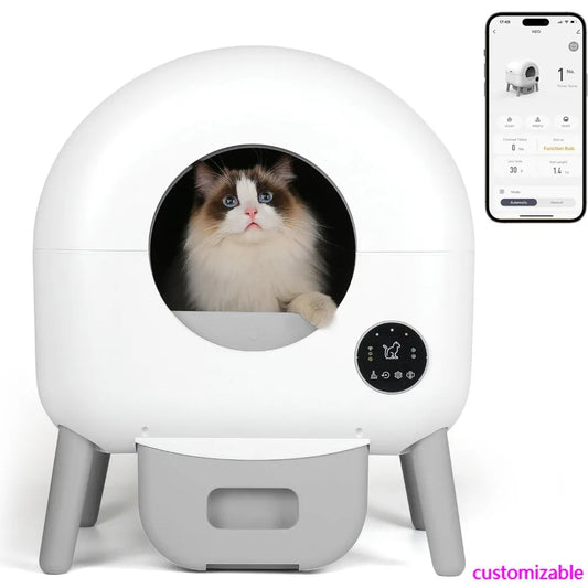 XMSJ Automatic Self Cleaning Cat Litter Box with Trash Bags