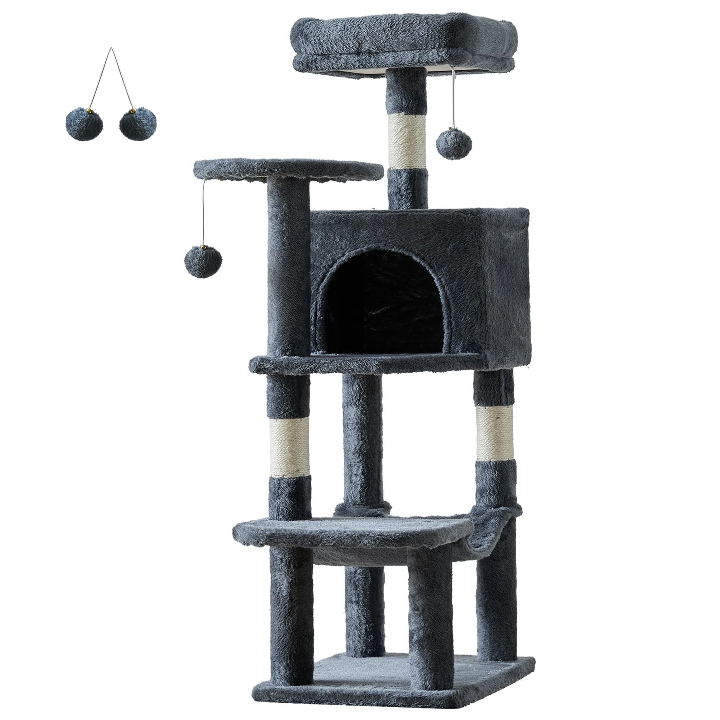 JHK Cat Tree Tower Indoor Multi-Cat Play and Scratching Posts