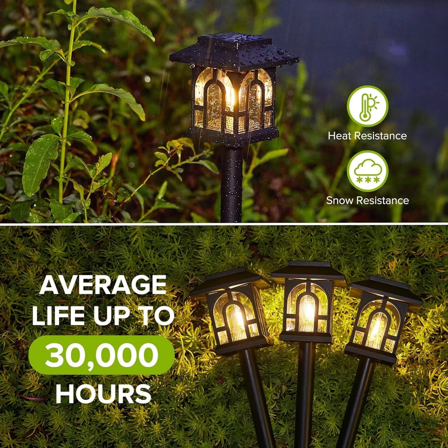 Solar Pathway Lights Outdoor Auto On Off For Walkways
